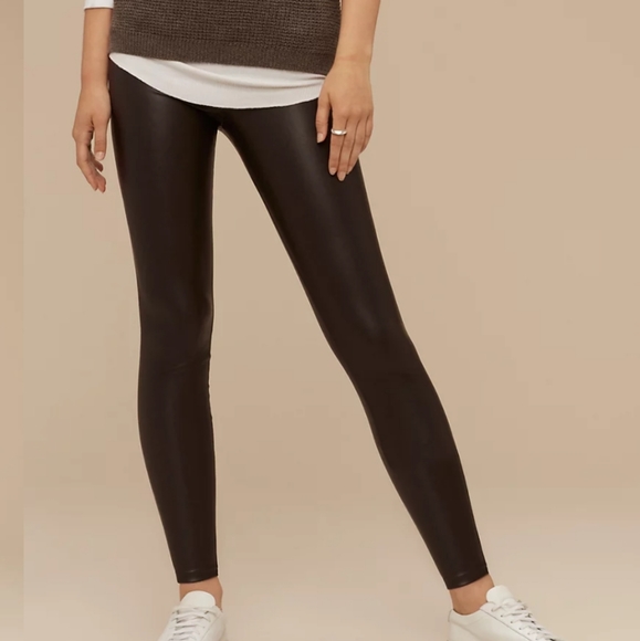 Aritzia Wilfred Free Daria Pant Vegan Leather Leggings - Picture 4 of 16